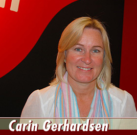 Die Autorin Carin Gerhardsen