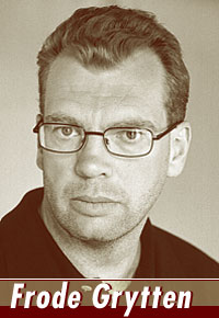 Der Schriftsteller Frode Grytten